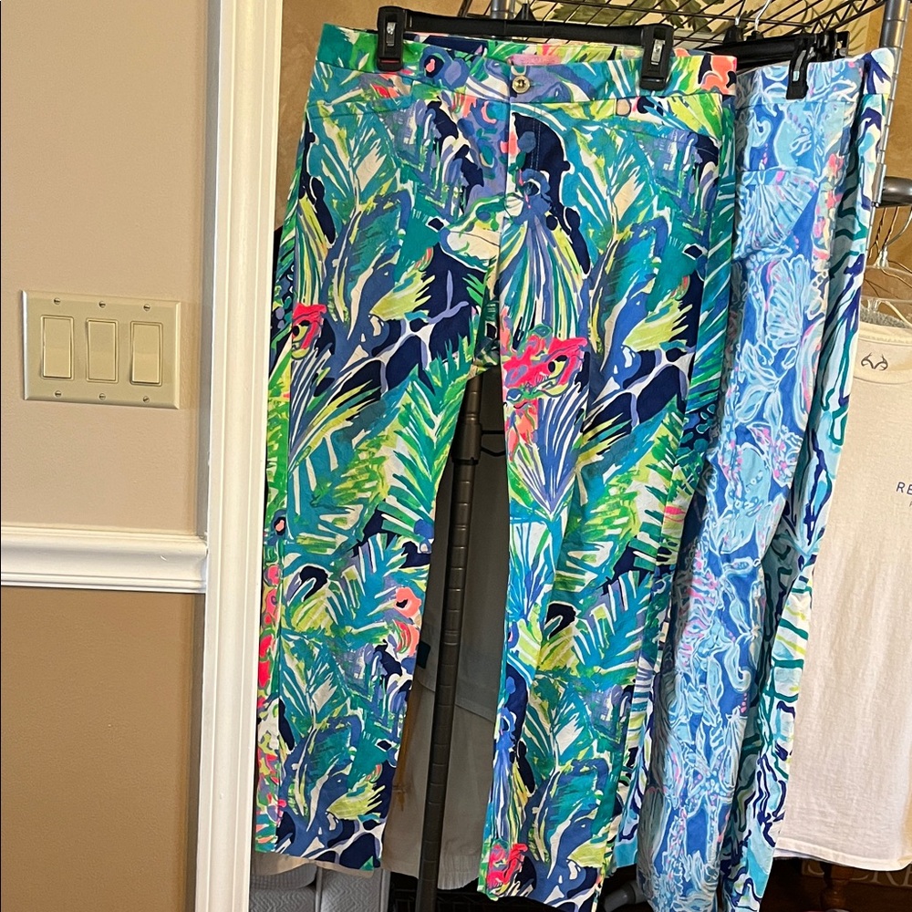 Colorful Tropical Print Kelley Pants